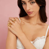 IRREGULAR STAINLESS STEEL RING WITH LUXE FINISH_CWMM8936