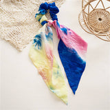 2024 NEW STYLE TIE DYE RIBBON BOW HAIR TIE_CWAHA1089