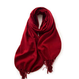 Winter Scarf Shawl Soft Warm Fringe Design