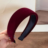 Velvet Wide Headband Elegant Daily Wear_Cwaha07833