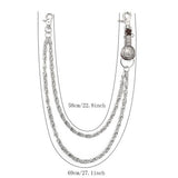 FASHIONABLE SMALL MULTI LAYERED CHAIN JEANS CHAIN_CWMM4835