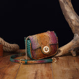 Women Multi-Color Crocodile Pattern Shoulder Bag_Cwab2596