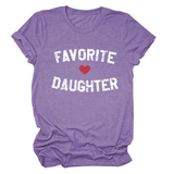 Trendy Short Sleeve Top For Women, Print Design