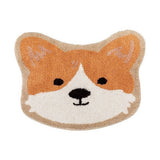 CUTE DOG PLUSH RUG NON SLIP BEDSIDE MAT_CWMM7399