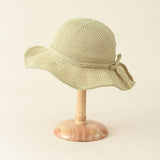 SIMPLE ARTISTIC BOW BUCKET HAT_CWAH1427