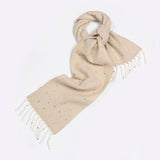 50 WOOL BLEND SPECKLED YARN SCARF WINTER COZY_CWASC2372