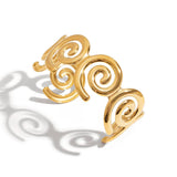 ELEGANT HOLLOW OPEN CUFF BRACELET FOR WOMEN_CWAJE4827