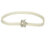 NEW WOMENS ELASTIC PEARL WAIST CHAIN_CWABE0514