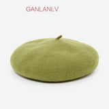 AUTUMN AND WINTER RETRO SOLID COLOR BERET_CWAH1926
