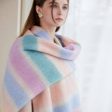 Cwasc1575_Winter Premium Thermal Striped Scarf Bib