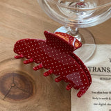 Leopard Bow Banana Clip Retro Hair Accessory_Cwaha07896