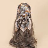 NEW RETRO SUN PROTECTION SILK SCARF HEADBAND_CWASC0819