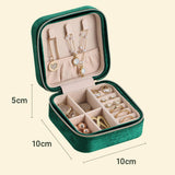 DOUBLE LAYER VELVET JEWELRY BOX STORAGE_CWMM1687