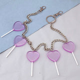 COLORED LOLLIPOP PENDANT PANTS CHAIN_CWMM0683