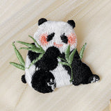 BAMBOO PANDA EMBROIDERED PATCH FOR STAIN REPAIR_CWMM5925