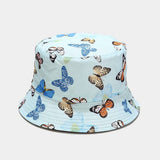 COLORFUL BUTTERFLY PATTERN BUCKET HAT_CWAH1649