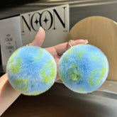 CUTE FUR BALL CAR KEYCHAIN BAG PENDANT GIFT_CWMM2511