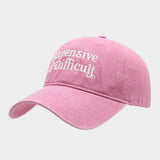 Stylish Soft Brim Baseball Cap With Letter_Cwah04608