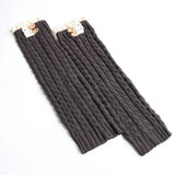 Warm Boot Covers Winter Lace Twist Button Socks_Cwms0758