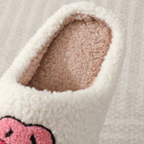 SOFT PLUSH COMFY WESTERN SMILING FACE SLIPPER_CWSHS0247