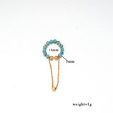 NATURAL STONE EAR CUFF FOR NON PIERCED EARS_CWMM7540