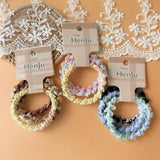 3-Pack Colorful Elastic Hair Ties Lace Edge_Cwaha07519