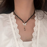 HOT GIRL STYLE BUTTERFLY BEADED NECKLACE FOR WOMEN_CWAJE3069