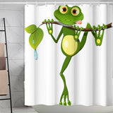 HOT SALE DIGITAL PRINTED FROG SHOWER CURTAIN_CWMM1805