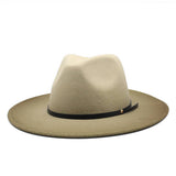 FASHION GRADIENT WIDE BRIMMED HAT FEDORA_CWAH0808