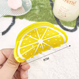 CUTE LEMON HAIR CLAW FOR GIRLS SHARK CLIP_CWAHA0385
