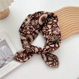 COTTON LINEN SQUARE SCARF FOR WOMEN S NECK WRAP_CWMS0672