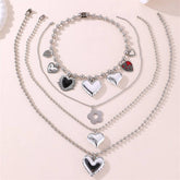 NEW FASHION LOVE HIP HOP BEADED NECKLACE_CWMM3179