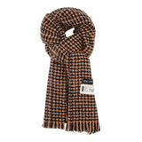 Retro Plaid Houndstooth Warm Scarf_Cwasc0146