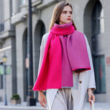 DOUBLE SIDED CRINKLE SCARF ELEGANT WINTER WRAP_CWASC0208