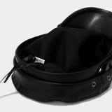 Punk Leather Flat Top Cap Studded Army Hat_Cwah04630