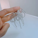 SWEET AND ELEGANT HAND WOVEN CRYSTAL EARRINGS_CWAJE4003