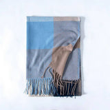 AUTUMN WINTER PLAID THICK SHAWL SCARF_CWASC0176