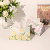 NEW HOME CAR GIRLY TEA TULIP NAPKIN STORAGE BOX_CWMM2244