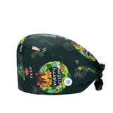 OPERATING ROOM CAP COTTON PRINTED SURGICAL CAP_CWAH3375
