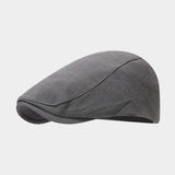Vintage Solid Beret Newsboy Painter Cap_Cwah04629