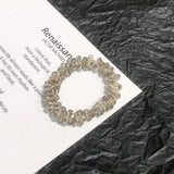 CUTE CRYSTAL VINTAGE HAIR TIE SWEET PONYTAIL BAND_CWAHA6765