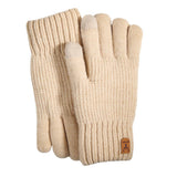 Women Christmas Style Cold-Proof Knitted Gloves_Cwag0121
