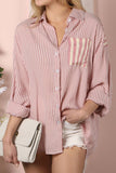 Women Fashion Striped Shirt_Cwtstl717