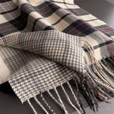 Classic Plaid Cashmere Feel Scarf For Women_Cwasc03235