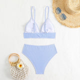 STRIPED BIKINI SET SLIM FIT SWIMSUIT_CWMW0912