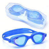 SILICONE ONE PIECE SWIM GOGGLES HD ANTI FOG LENS_CWASG1042