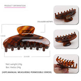 LARGE ACETATE SHARK HAIR CLAW INS STYLE BUN CLIP_CWAHA4321