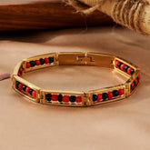 18K STAINLESS STEEL BEAD BRACELET_CWMM3736