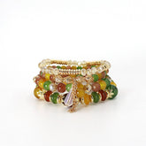 MULTI LAYERED CRYSTAL BRACELET EXOTIC SET_CWAJE1250