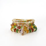 MULTI LAYERED CRYSTAL BRACELET EXOTIC SET_CWAJE1250